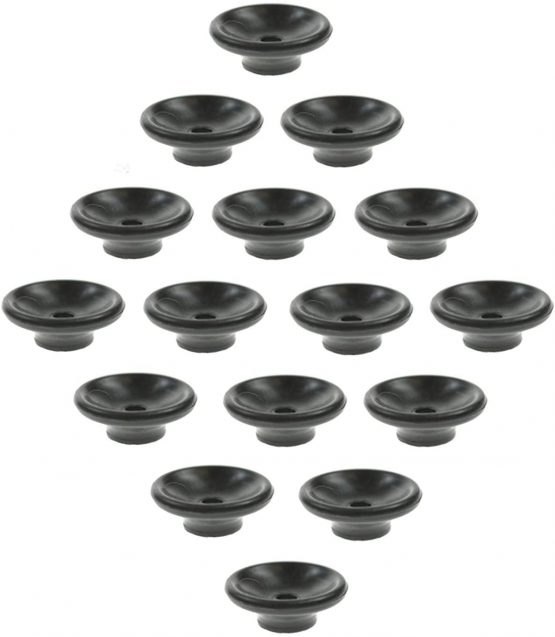 BITS4REASONS 16 x MAYPOLE NEW MODEL MP995B PLASTIC TRAILER COVER TIE DOWN BUTTON HOOK CLEATS