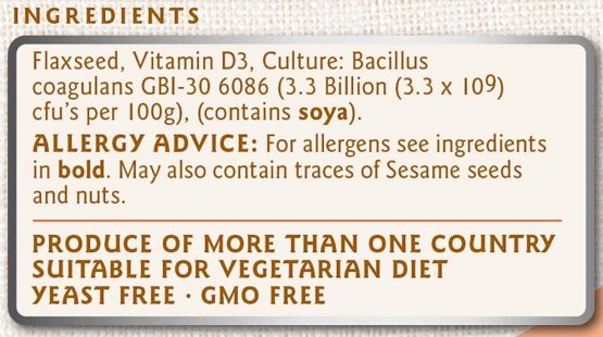 Linwoods Milled Flaxseed with Bio Cultures & Vitamin D 360g - Image 3