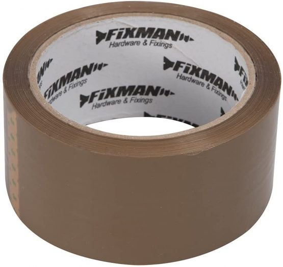 Fixman 190368 Packing Tape 48 mm x 66m Brown