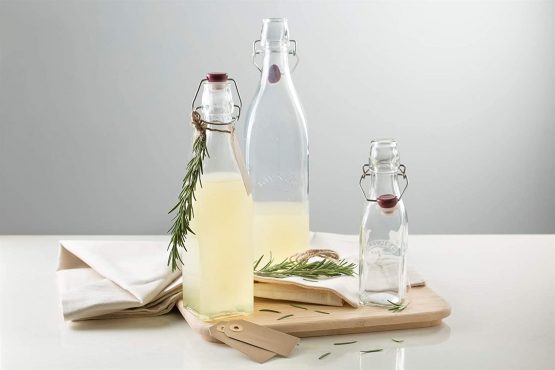 Kilner Square Clip Top Bottle, 8.2 x 8.2 x 31.8 cm - Image 4