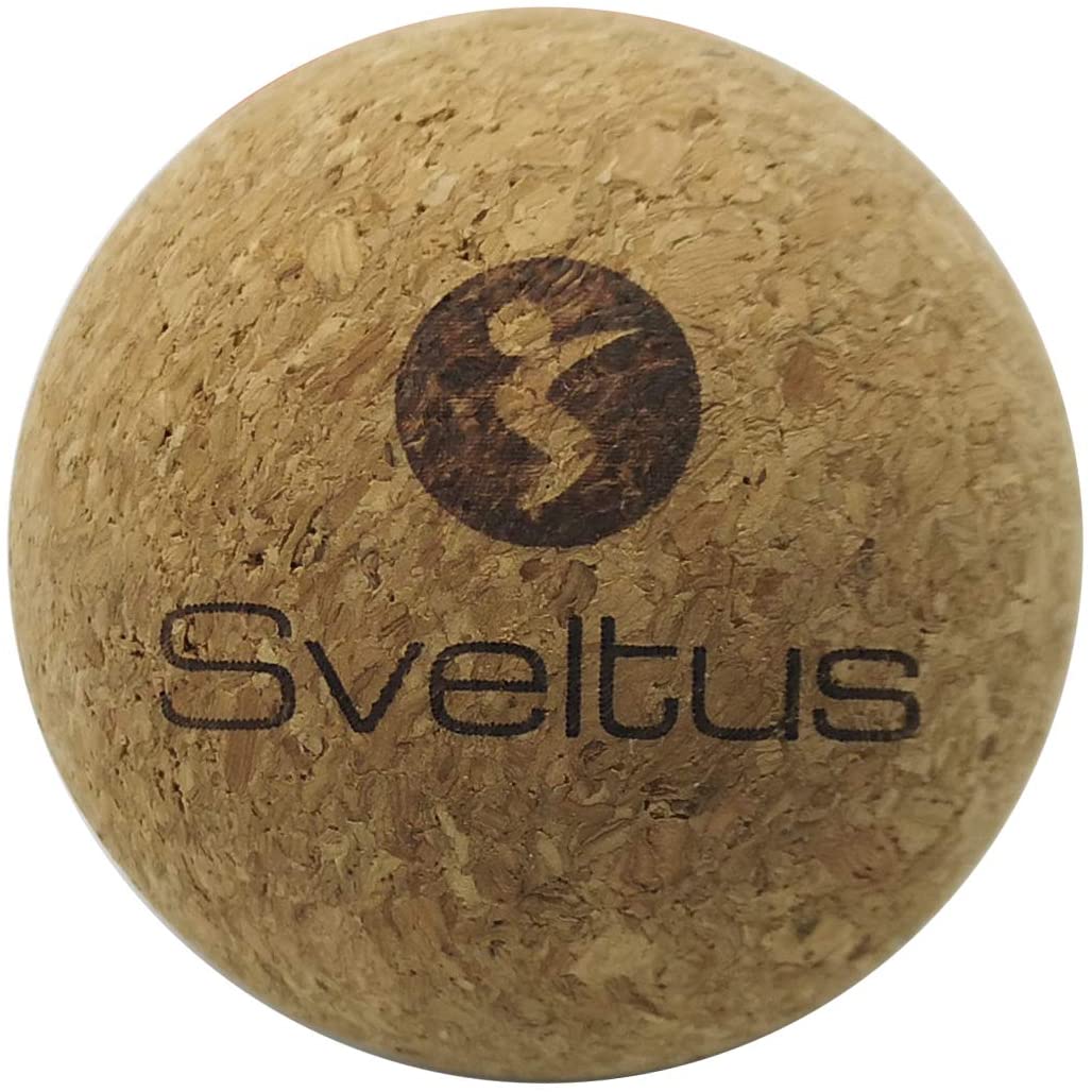 Sveltus Unisex Adult Massage Ball, Diameter 6.5 cm, Brown (Cork), One Size