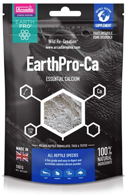 Arcadia EarthPro-Ca Calcium 100g, 100 g (Pack of 1)