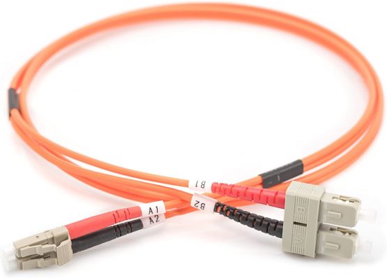 DIGITUS Professional Fiber Optic Patch Cable, OM2, Multi Mode, Duplex 50/125 micron orange Orange 1 m - Image 3