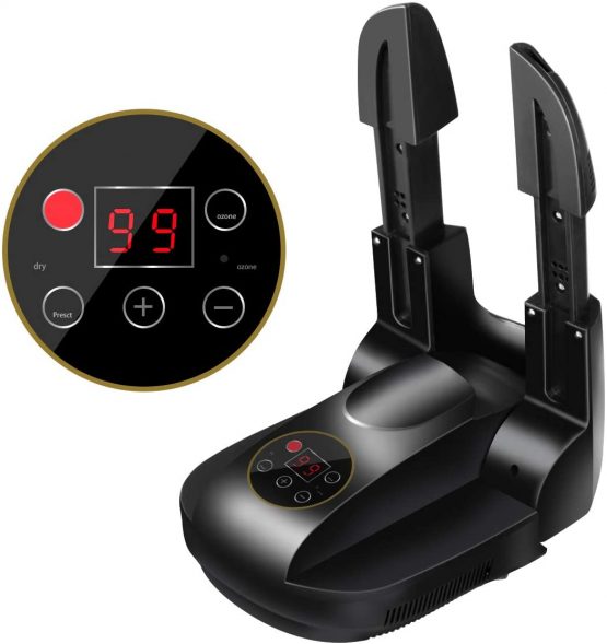 Upstartech Boots Dryer Electric Foot Warmer with Timer Shoe,Glove Warmer Portable Folding Shoes Heater Adjustable Rack Boots Shoes Socks Gloves