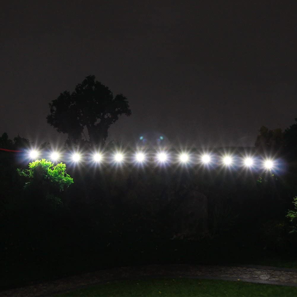 DD08W 5pcs Prewired Bright White Strip Led 3528 SMD LED Light Self-adhesive 12V ~ 18V 20CM for model train layout New - Image 2