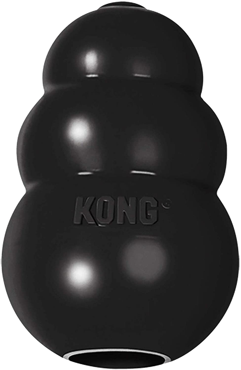 KONG Extreme Dog Toy - Fetch & Chew Toy For Power Chewers - Treat Dispenser - Durable Natural Rubber Material - For Small Dogs