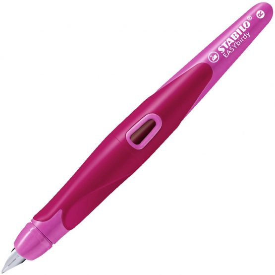Ergonomic School Fountain Pen - STABILO EASYbirdy A Nib Right Handed Berry/Pink - Image 3
