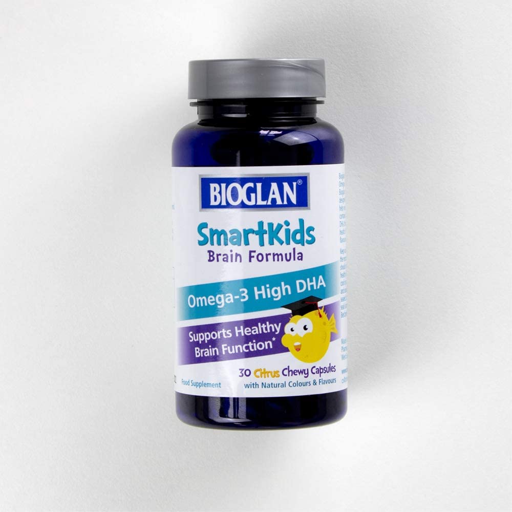 Bioglan SmartKids Brain Formula, Blue, 30 count (Pack of 1)