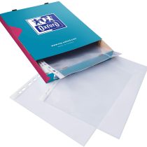 Elba 400005473 Polypropylene Standard Wallets A4 0.09 mm Non-Glare Copy-Safe Open on Top) 100 Pieces Per Bag) Sheet Protectors Standard, A4, Pp 0.09Mm Glass Clear