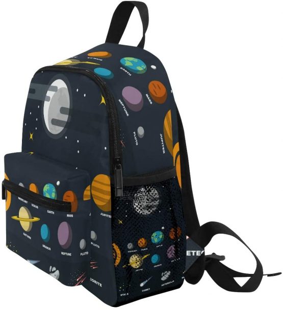 ISAOA Brown Horse Children's Backpack for Boys Girls,Kid's Schoolbag for Kindergarten Preschool Toddler Baby Nursery Travel Bag with Chest Clip - Image 3