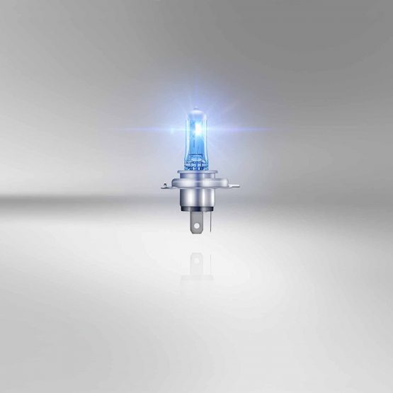OSRAM COOL BLUE INTENSE H4, headlight bulb for halogen headlamps, xenon effect for white light, 64193CBI-HCB, 12V passenger car, duobox (2 units) - Image 3