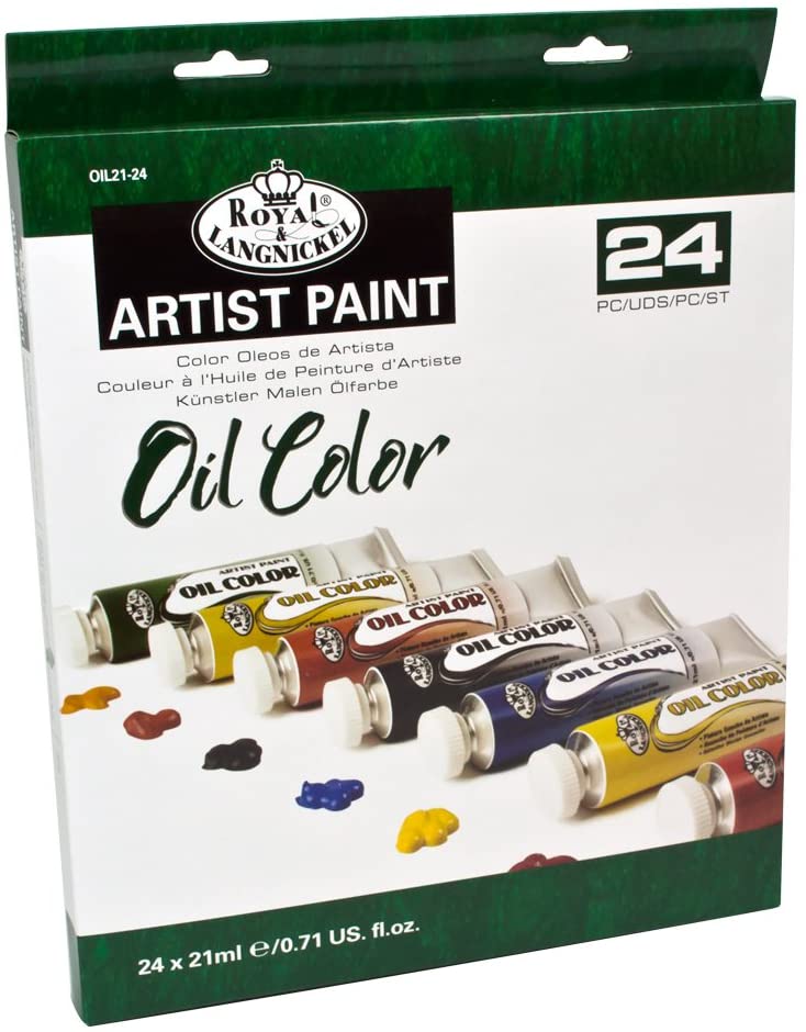 Royal & Langnickel 21ml Oil Painting Colour (Pack of 24), Multicolour, 20.88 ml (Pack of 24)