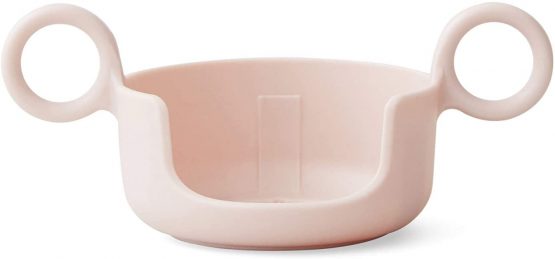 Design Letters Handle for Melamine cup (Pink) - BPA-free and BPS-free, light, 17 g, Dishwasher safe