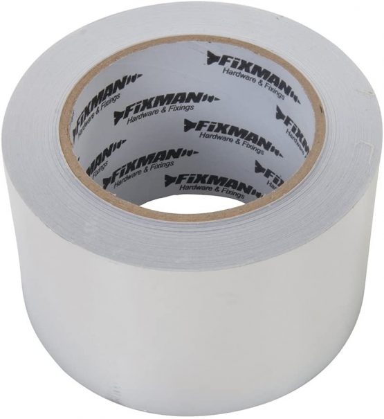 Fixman 190808 Aluminium Foil Tape 75 mm x 45m