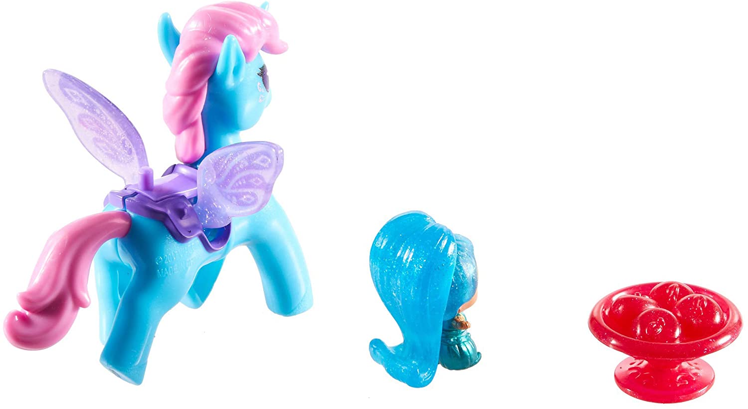 Fisher-Price Nickelodeon Shimmer & ShineTeenie Genies, Shine and Zahracorn, Multicolor, 2.3622 inches - Image 2