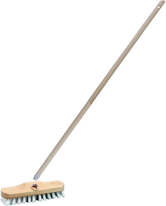 Brushmann Brushes and Brooms - Deck Scrub - Soft Broom - Yard Brush - Bassine Broom (Deck Scrub)