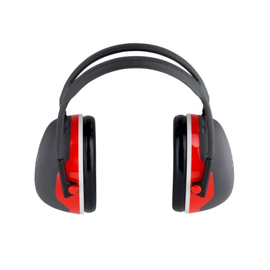 3M PELTOR X3A Ear Defenders Headband, Red - Image 3