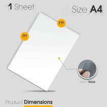 TMS Magnetic Whiteboard for Fridge, A4 size Fridge Magnet Memo Board or White Board Planner with Dry Wipe Pen - for Notes or Reminders - use as Kitchen Notice Board, Weekly Meal Planner or To Do List