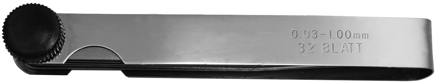 Spurtar Feeler Gauges 0.03-1.00mm/0.001-0.04" 32 Blades Tapered Feeler Gauge Metric and Imperial - Image 3