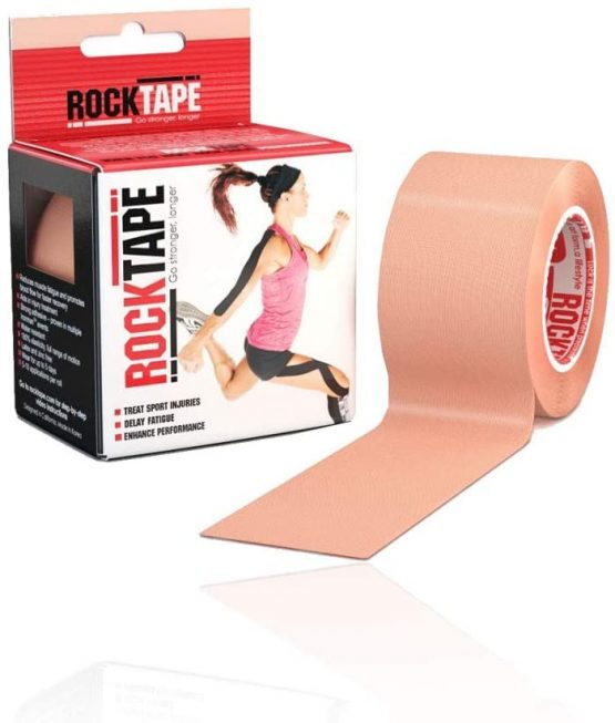 RockTape Unisex's Std Kinesiology Tape, Beige, Uncut Roll-5cm Wide