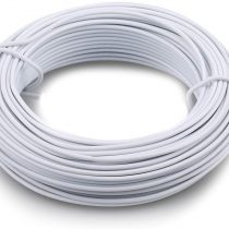 KINGLAKE 2 mm Black Garden Wire Coil Plastic Coated 20 m Plant Twisty Tie for Plant Tree Support