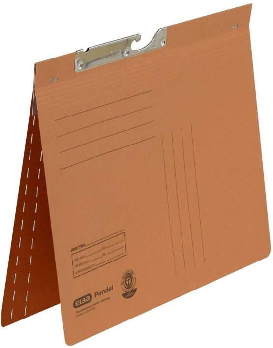 Elba 90461bl Stapler Strap, Manila Cardboard, RC, 320 G / M2, commercial punch and slot, set of 50, orange - Image 2