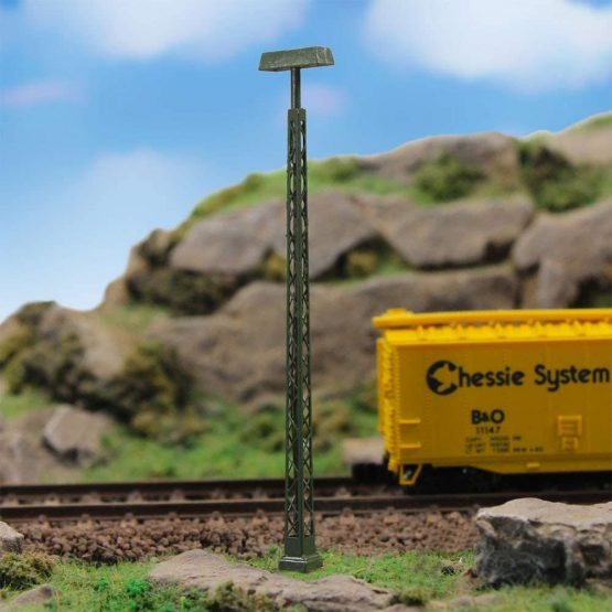 LQS56N 3pcs Model Railway lights Lattice Mast lamp Track light N Scale Layout - Image 2