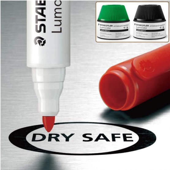 Staedtler Lumocolor 488 51-9 Whiteboard Marker Refill Station - Black - Image 3