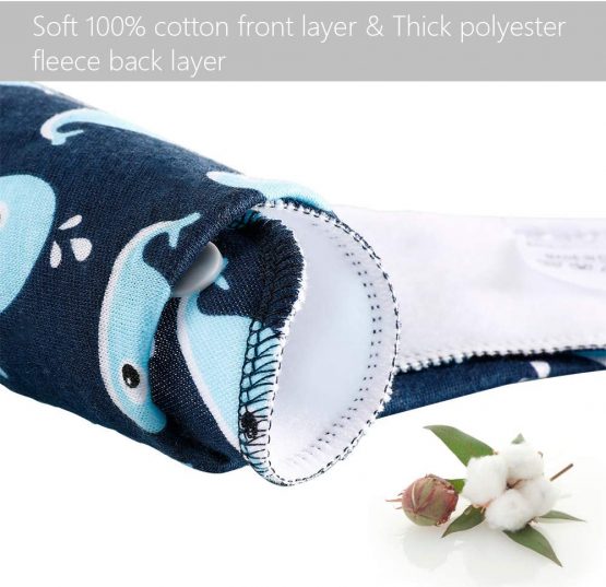Baby Bandana Dribble Bibs Drool Bibs for Drooling and Teething 8 Pack Super Soft and Absorbent for Boys Girls by YOOFOSS - Image 4