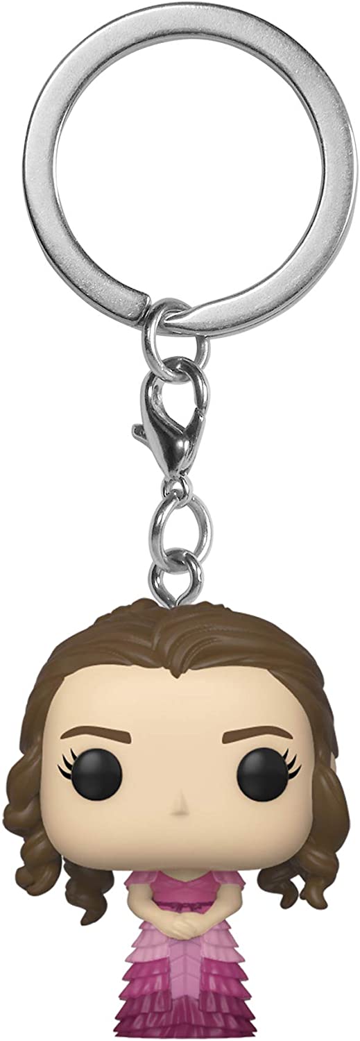 Funko Pop! Keychain: HP, Hermione Granger, (Yule), Harry Potter Novelty Keyring, Collectable Mini Figure, Stocking Filler