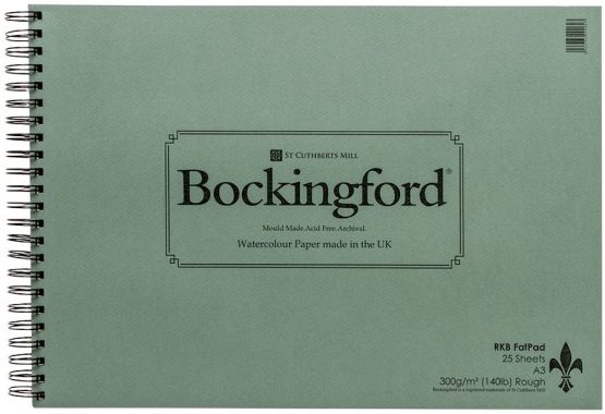 Fat Pad Bockingford Rough 300gsm (140lb) A3