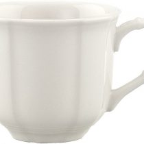 Villeroy & Boch Manoir Mocha/Espresso Cup, 100 ml, Premium Porcelain, White, 0.1