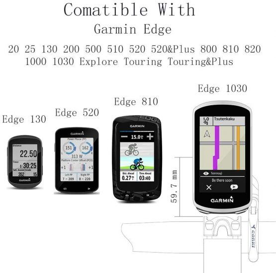 TedKat Out Front Combo Bike Mount for Garmin Edge 200, 500, 510,520, 800, 810, 820,1000 and Camera - Image 4