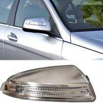 Ricoy For W204 C Class C250 C300 C350 C63 Door Wing Mirror Housing Turn Signal Indicator Side LED Light Blub (Right)