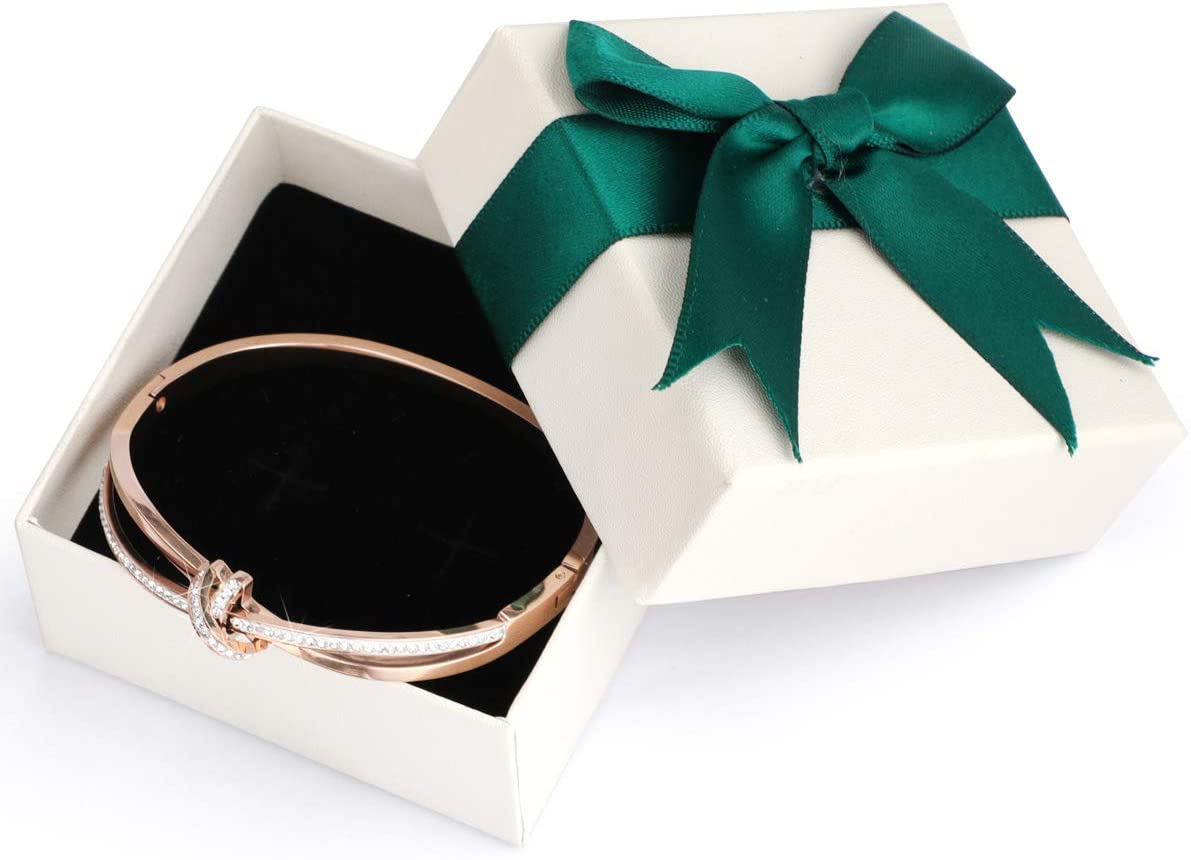 PHOGARY Forever and Ever Knot Classic Bracelets for Women Rose Gold Bracelet Crystals Birthday Thanksgiving Christmas Xmas Gift for Women Mum Mother Wife - Image 3