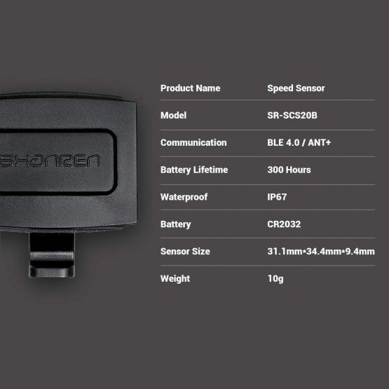 SHANREN Bike Cadence sensor, Geomagnetic Wireless Bluetooth & ANT+ Dual Modes for BLE/ANT+ Bike Computers and IOS/Android - Image 3
