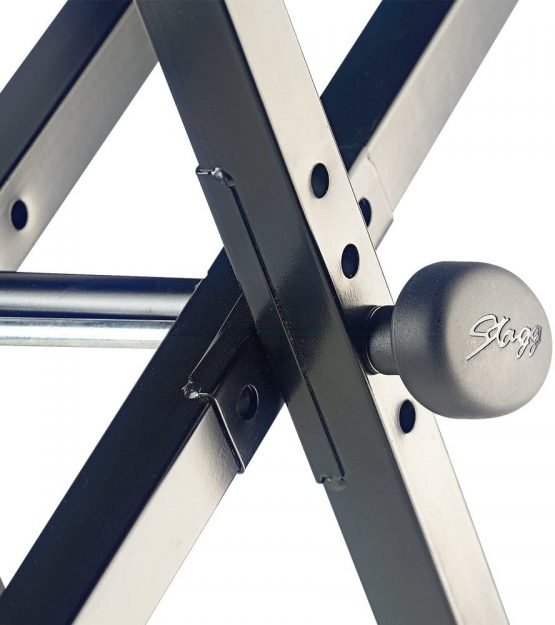 Stagg KEB-A60 Adjustable Keyboard Bench - Double Braced - Image 2