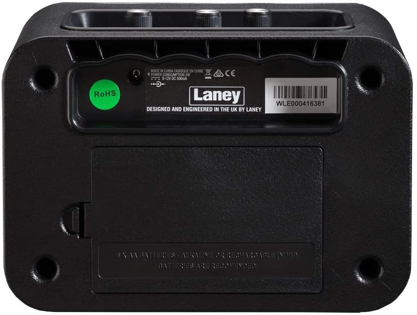 Laney MINI-SUPERGROUP Battery Powered Guitar Amp, Compact 3W Practice Amplifier with Clean/Drive Channels - Image 4