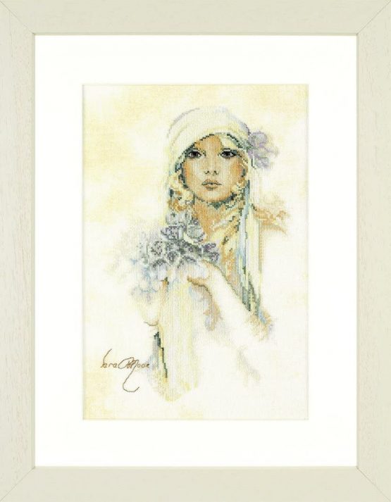 Lanarte PN-0008013 Sara Moon/Lady with Lilac Flower, Pack of 1