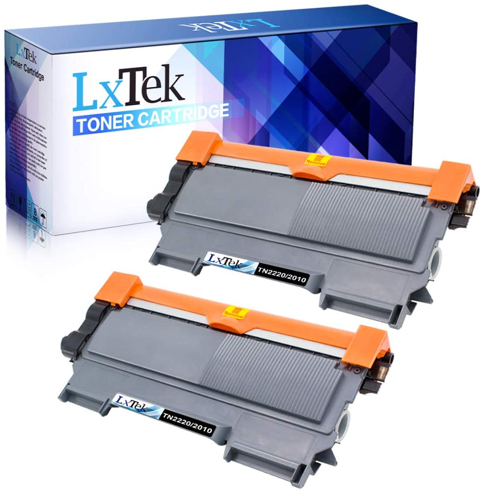 LxTek TN2220 Compatible Toner Cartridge Replacement for Brother TN2220 TN-2220 TN2010 TN-2010 Compatible with HL-2130 2240 2240D 2250DN 2270DW 7360N 7055 7055W 7060D 7070DW FAX-2840 (Black,2-Pack)