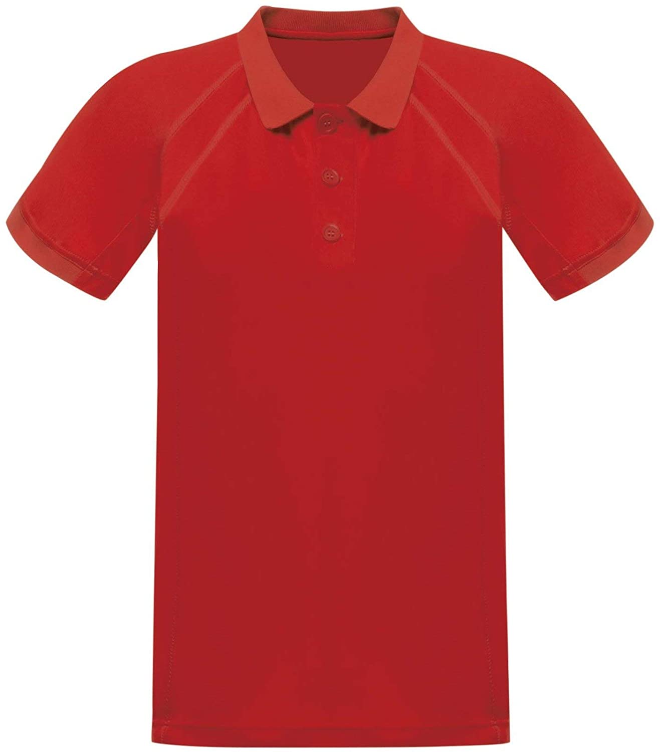 Regatta Men's UTRG2161_26 Regular Fit Plain Polo Short Sleeve Polo Shirt, Red (Classic Red), Medium - Image 4