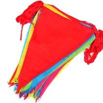60 Metres Multicolor Bunting Banner 90 Large Flags Double Sided Material Indoor Outdoor Party Decoration