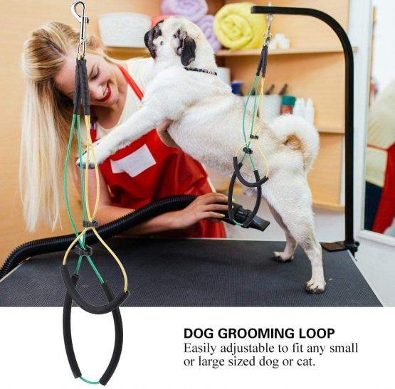Pet NoSit Haunch Holder Pet Grooming Table Harness Double Noose Pet