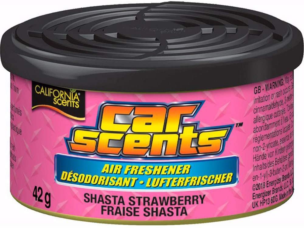 California Scents Air freshener - Shasta Strawberry - Can 42gr, multi-color, 42 g (Pack of 1)