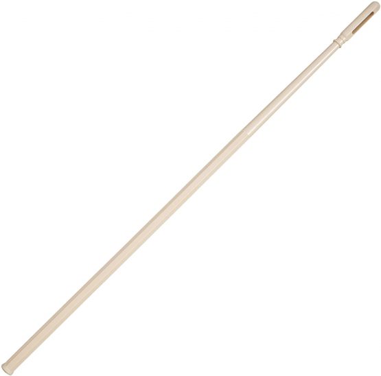 CASCHA recorder cleaning rod made of sturdy plastic - with eyelet for cleaning cloth - ideal for daily cleaning - sturdy flute cleaning rod for soprano recorders - recorder cleaner 28 cm