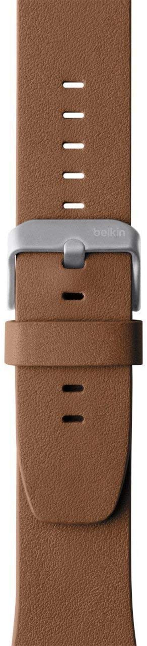 Belkin Classic Leather Band for Apple Watch (38 mm/40 mm), Apple Watch Leather Band for Apple Watch Series 4, 3, 2