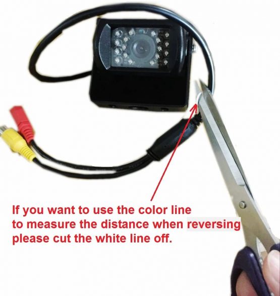 BW Rear View Backup Reversing HD Camera for Car Truck Lorry Pickup Bus Vehicle Caravans- Waterproof, Night Vision DC 12V - 24V - Image 2