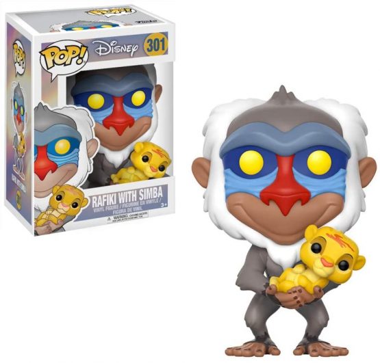 Disney Lion King Rafiki With Baby Simba Funko Pop Vinyl - Image 3