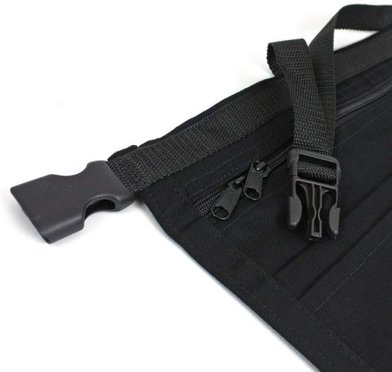 Bunse 6 Pocket Denim Market Trader Money Belt for Restaurants, Festivals, Fetes, Sports Clubs (Black, Qty 1) - Image 4