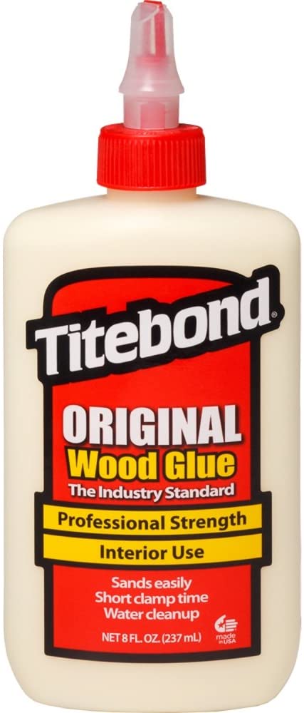Titebond 5063 Original Wood Glue (8fl oz), Red, 237ml (8 fl oz)